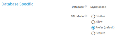 Database Specific